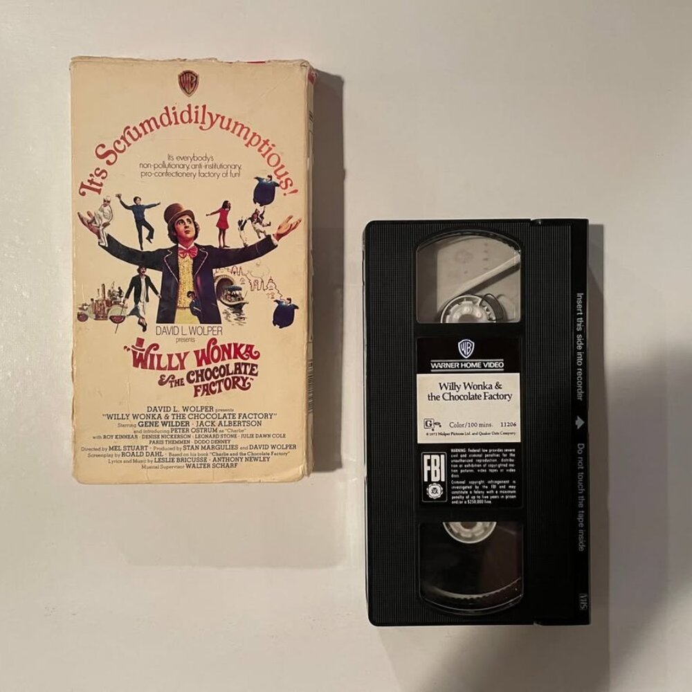 Willy Wonka & The Chocolate Factory VHS